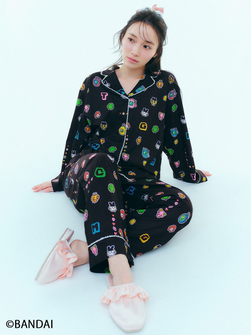 SNIDEL HOME「【たまごっち】開襟シャツ」|ルームウェア|