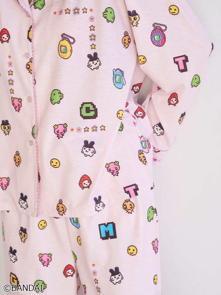 SNIDEL HOME「【たまごっち】開襟シャツ」|ルームウェア|