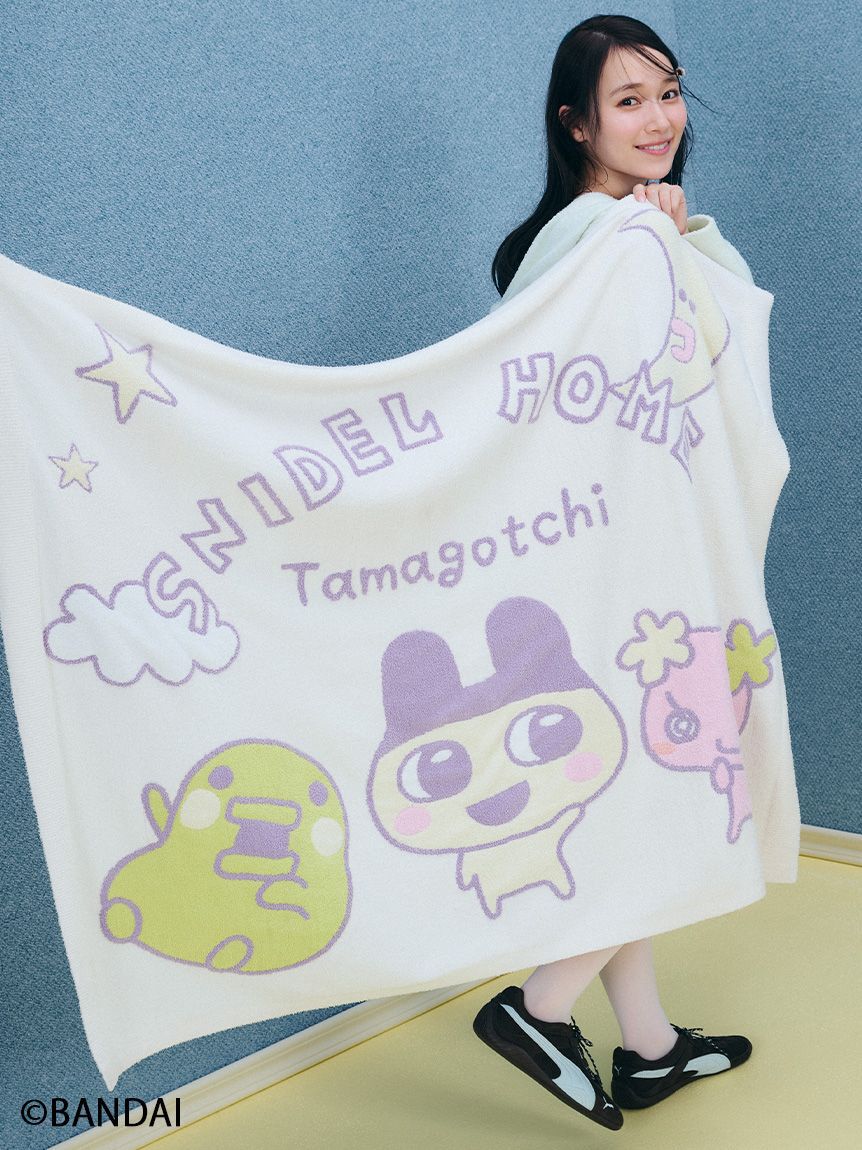 SNIDEL HOME「【たまごっち】ニットブランケット」|ブランケット|