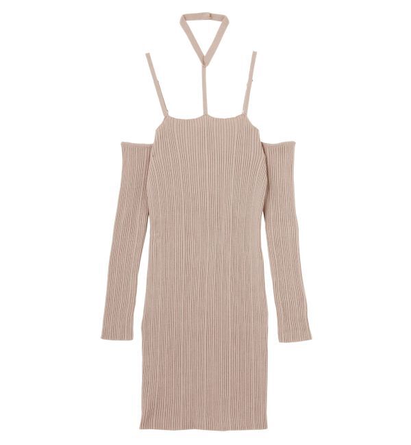 RESEXXY「オフショルチョーカーポンチワンピース」|ワンピース|