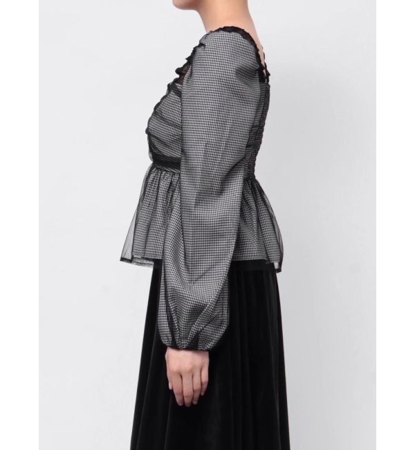 RESEXXY「シャーリングチュールチュニック」|チュニック|