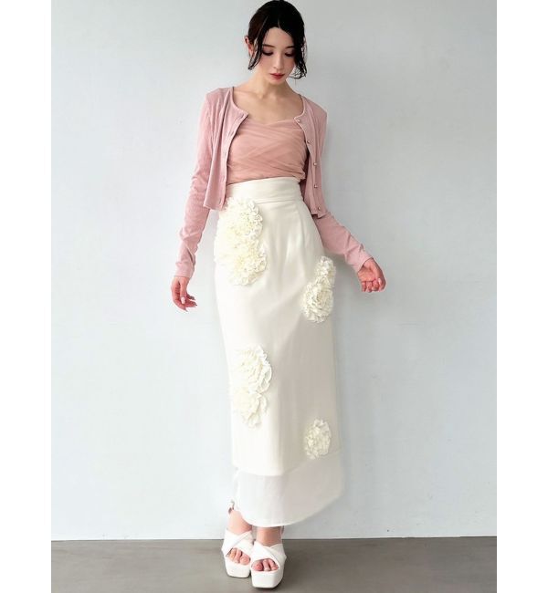 RESEXXY「シアーレイヤードモチーフスカート」|スカート|