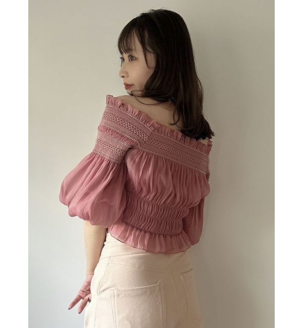 dazzlin「オフショルフェミニックトップス」|シャツ・ブラウス|