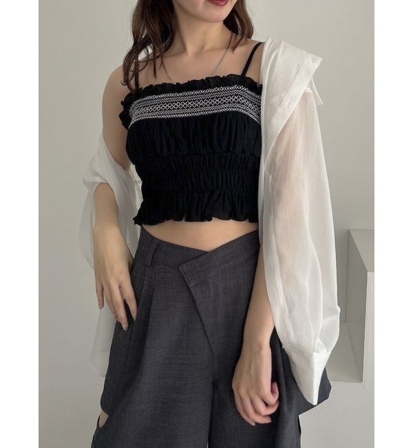 dazzlin「キャミフェミビスチェブラウス」|キャミソール|