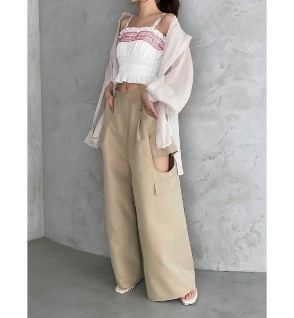 dazzlin「キャミフェミビスチェブラウス」|キャミソール|