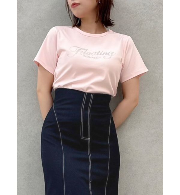 dazzlin「FLOATING VIBRATO Tシャツ」|Tシャツ・カットソー|ピンク