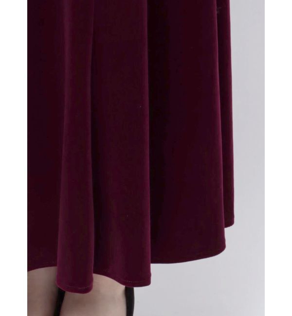 dazzlin「シアーベールセミフレアワンピース」|ドレス|