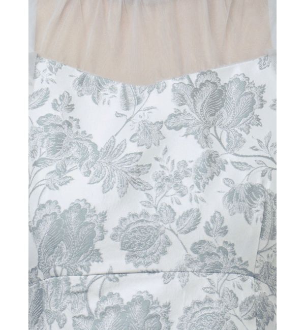 dazzlin「シアーベールセミフレアワンピース」|ドレス|