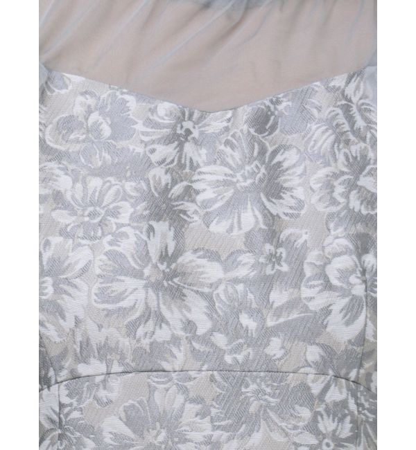 dazzlin「シアーベールセミフレアワンピース」|ドレス|