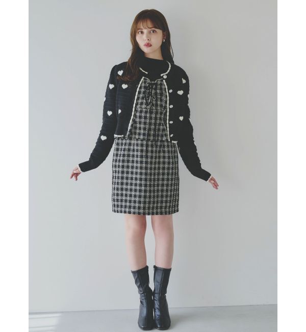 dazzlin「レースアップビスチェミニワンピース」|ワンピース|