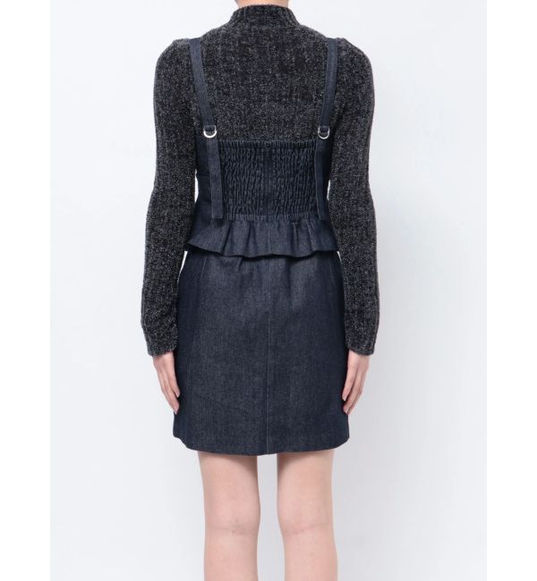 dazzlin「レースアップビスチェミニワンピース」|ワンピース|