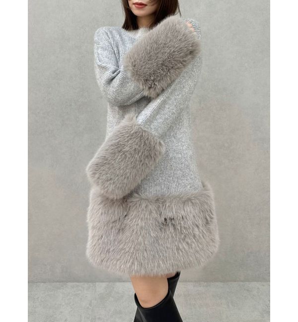 dazzlin「ファーニットワンピース」|ワンピース|