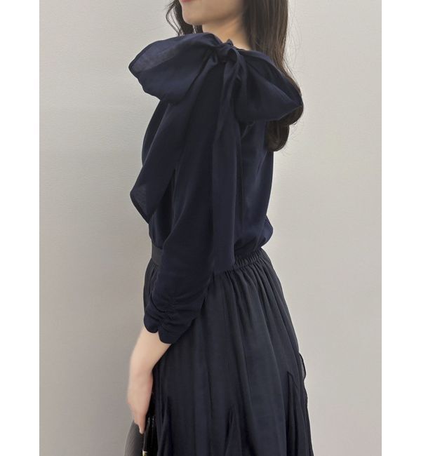 dazzlin「ネックドレープカットトップス」|Tシャツ・カットソー|