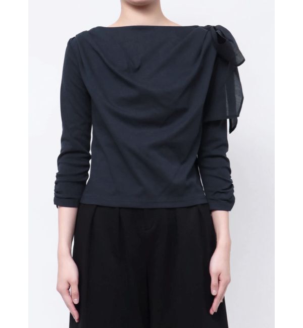 dazzlin「ネックドレープカットトップス」|Tシャツ・カットソー|