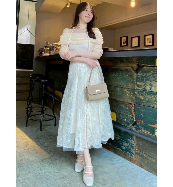 dazzlin「【再生産】スパンコールチュールスカート」|スカート|