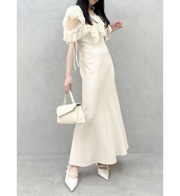 dazzlin「ラッフルリブワンピース」|ワンピース|