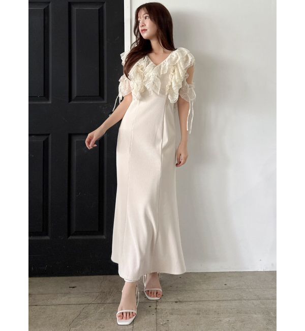 dazzlin「ラッフルリブワンピース」|ワンピース|