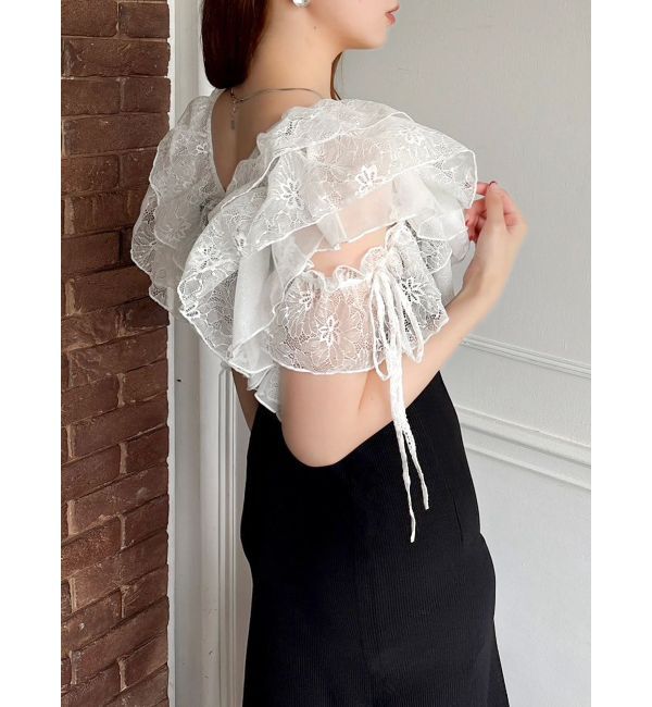 dazzlin「ラッフルリブワンピース」|ワンピース|