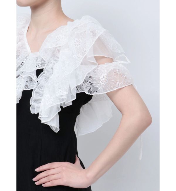 dazzlin「ラッフルリブワンピース」|ワンピース|