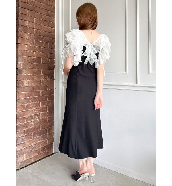 dazzlin「ラッフルリブワンピース」|ワンピース|