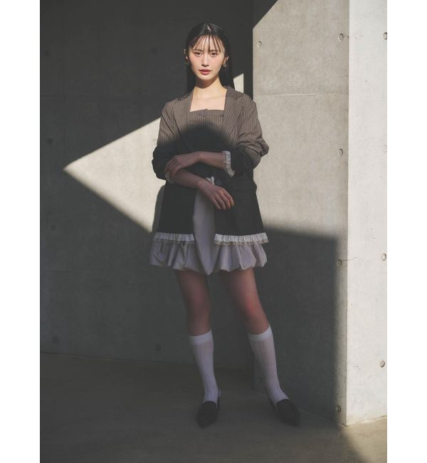 dazzlin「フリルビスチェ」|シャツ・ブラウス|