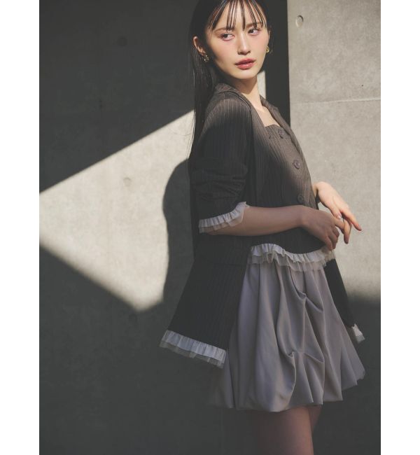 dazzlin「フリルビスチェ」|シャツ・ブラウス|