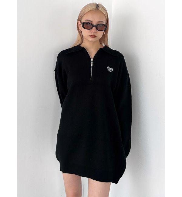 EMODA「ハーフジップオーバーミニワンピース」|ワンピース|