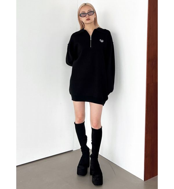 EMODA「ハーフジップオーバーミニワンピース」|ワンピース|