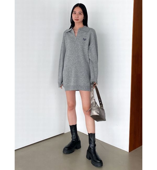 EMODA「ハーフジップオーバーミニワンピース」|ワンピース|