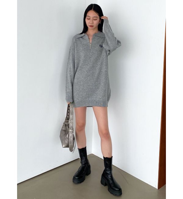 EMODA「ハーフジップオーバーミニワンピース」|ワンピース|
