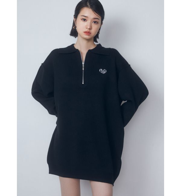 EMODA「ハーフジップオーバーミニワンピース」|ワンピース|
