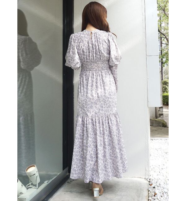 MERCURYDUO「2WAYリボンプリントシャーリングワンピース」|ワンピース|