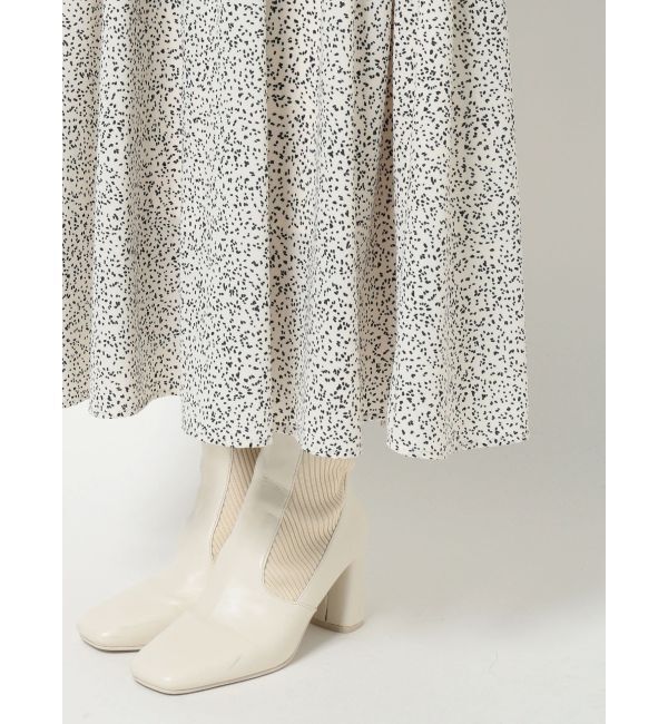 MERCURYDUO「2WAYリボンプリントシャーリングワンピース」|ワンピース|