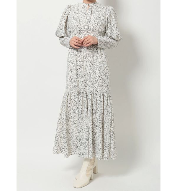 MERCURYDUO「2WAYリボンプリントシャーリングワンピース」|ワンピース|