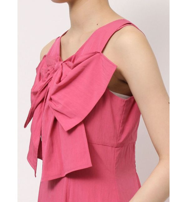 MERCURYDUO「ビックリボンタイプライターワンピース」|ワンピース|