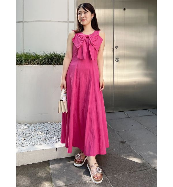 MERCURYDUO「ビックリボンタイプライターワンピース」|ワンピース|