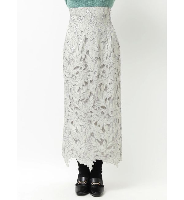 MERCURYDUO「カットワークレースペンシルスカート」|スカート|