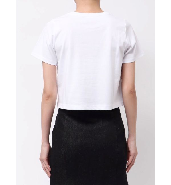 MERCURYDUO「CATプリントリボンTシャツ」|Tシャツ・カットソー|