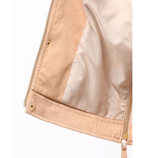 MERCURYDUO「フェイクスエードドロストスリーブブルゾン」|ブルゾン・スタジャン|