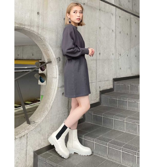 MURUA「ガムソールサイドゴアブーツ」|ショートブーツ|