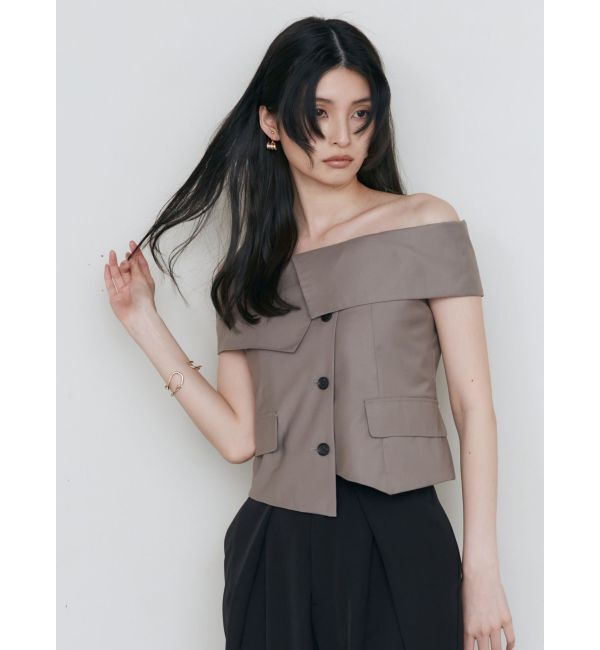 MURUA「オフショルマニッシュブラウス」|シャツ・ブラウス|