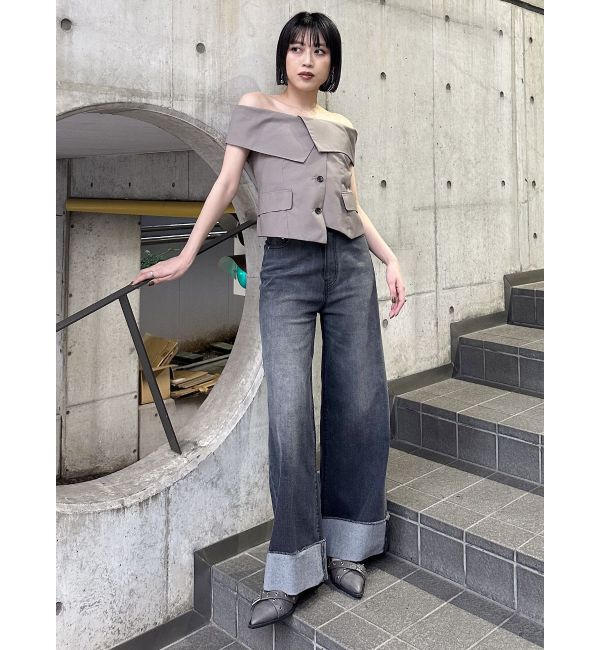 MURUA「オフショルマニッシュブラウス」|シャツ・ブラウス|