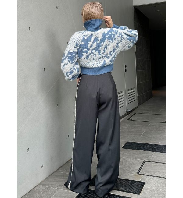 MURUA「ハーフジップフェザーニット」|ニット・セーター|