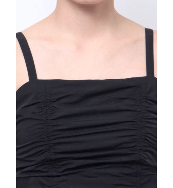 MURUA「アシメギャザーキャミワンピース」|ワンピース|