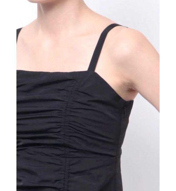 MURUA「アシメギャザーキャミワンピース」|ワンピース|