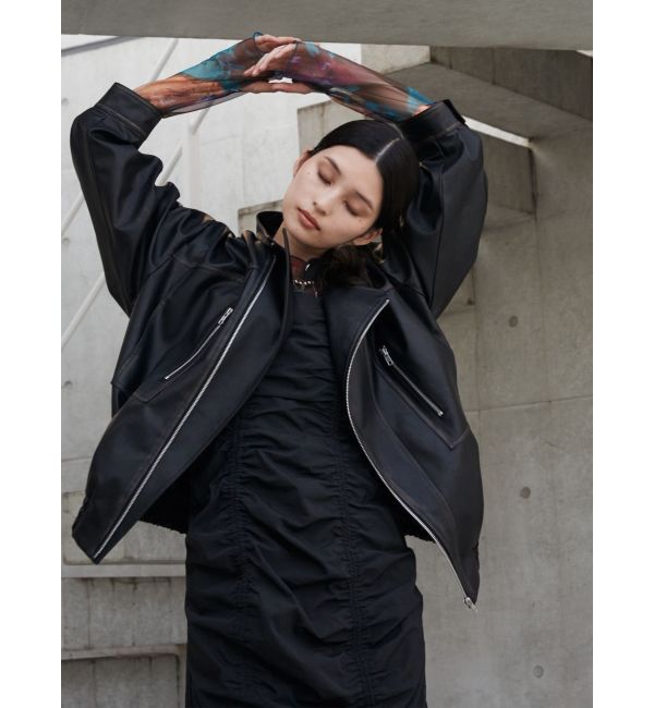 MURUA「アシメギャザーキャミワンピース」|ワンピース|