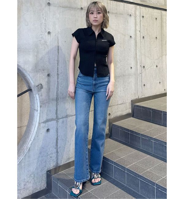 MURUA「ハイウエストヴィンテージフレアデニム」|デニム|