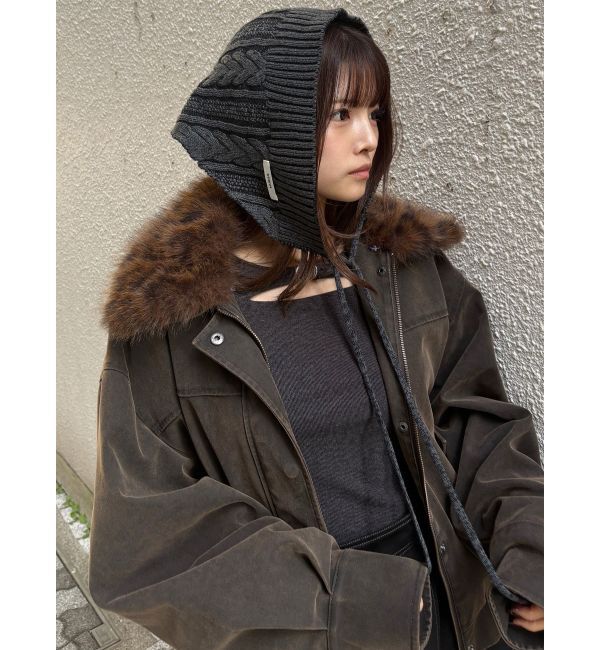 MURUA「リブニットバブーシュカ」|その他|