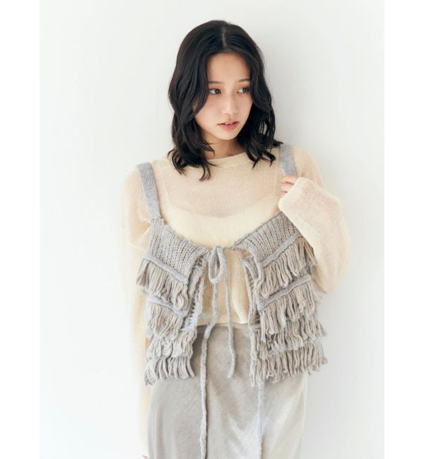 Ungrid「モヘヤ混シアーニット」|ニット・セーター|