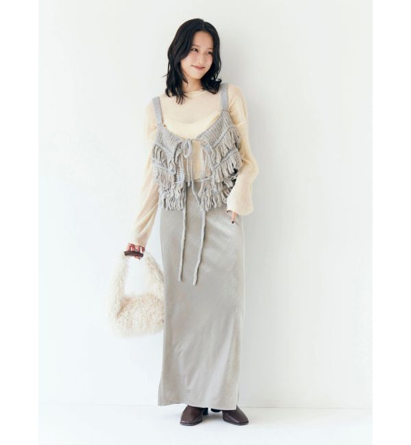 Ungrid「モヘヤ混シアーニット」|ニット・セーター|